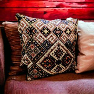 Set of 2 Pillow Covers 18" x 18" Sofa Chair Bed Bench Decor Multicolor Gift